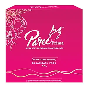 Paree Prima Super Soft Sanitary Pads XXL (Pack of 20)