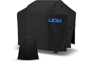 UIOK Copertura Barbecue da Esterno, Coperture per Barbecue Impermeabili 420D Oxford Telo Copri Barbecue, Copri BBQ Anti Polvere Telo Impermeabile Protettivo Per Grill Accessori Barbecue (110*76*66CM)