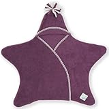 Tuppence and Crumble Star Baby Wrap Heather Size Small