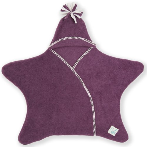 Tuppence and Crumble Star Baby Wrap Heather Size Small