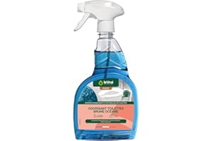 LE VRAI PROFESSIONNEL - Odorisant Toilettes - Parfum Brume Océane - Prêt à l’Emploi - Nettoyant WC - Fabrication Française - Pulvérisateur 750 ml