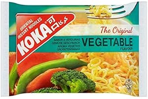 SARAS FLAVOURS OF ASIA KOKA Oriental Noodles-All Flavours- Vegetable Noodles 85G(10 Packets)