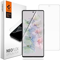 Spigen NeoFlex Skärmskydd kompatibel med Google Pixel 7 Pro, 2 Stycken, Full Täckning, Anti-repa, Responsiv Touch, Case frien