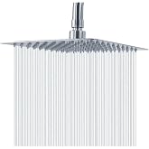 Tepe Slim Duş Başlığı, 304 Paslanmaz &Ccedil;elik, Metal (20 cm Daire Slim Model)