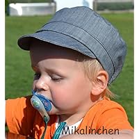 Michelmütze Jeans grau