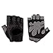 Produktbild Shangpu123 Fitness-Handschuhe Männer & Frauen Hantel Workout Half Finger Slip Atmungsaktive Dünne Sonnenhandschuhe Atmungsaktives Mesh-Design Multi-Color Optional,Black,L
