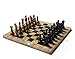 Produktbild MARBLE CHESS SET Black/Coral, 12 in. includes a deluxe velvet box by Wood Expressions