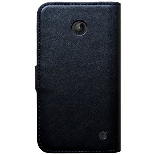 Slabo Flip Case Cover in Bookstyle f  r Nokia Lumia 630   635 - TOP QUALIT  T - schwarz   black