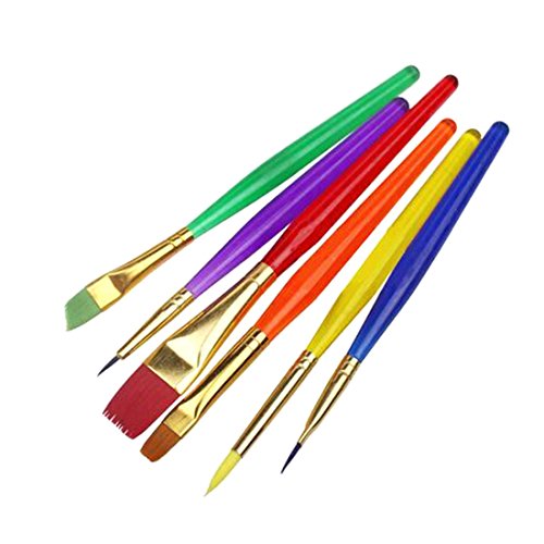 Kuchen Bürste 6pcs/set Fondant Kuchen dekorieren Malerei Pinsel DIY Sugarcraft Gebäck Kochen Tools Küche Zubehör Dekoration Pinsel Backen Küchen Zubehör