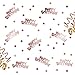 Produktbild LAKIND 6000pcs Happy Birthday Geburtstag Konfetti Roségold mit Punkten Tisch Deko (Rosegold-6000pcs)