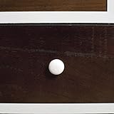 Rebecca Srl Kommode Schubladenschrank Schubladenkommode Sideboard 7 Schubladen Paulownienholz mehrfarbig Knöpfen Shabby Look Schlafzimmer Wohnräume (Code RE4336) - 6