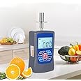LABART Digital Fruit Hardness Tester, GY-M15 Digital Fruit Hardness Tester Meter Mini Fruit Penetrometer Durometer with Range 0.2 to 15 Kgf/cm² (x10^5 Pa) Load Division Value 0. 01Kgf/cm² Pressure