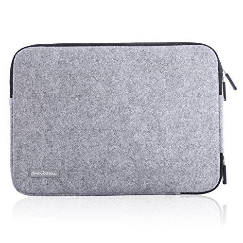 Guaiboshi Laptoptasche Sleeve H  lle Schutztasche Mit Wasserdicht Filz Oberfl  che Universale Laptop Sleeve Schuzh  lle f  r 13 Zoll Laptop  Notebook 