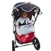SnoozeShade Original - the blackout blind for prams & pushchairs (limited edition steel grey trim)
