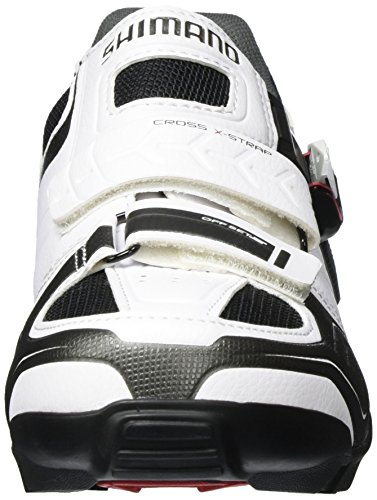 Shimano Erwachsene Fahrradschuhe MTB Radschuhe Breit SPD Klett-/Ratschenv. - 4