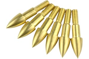 MILAEM 50 pièces Pointe de flèche de tir à l'arc tête de flèche 75 Grains Broadheads à Visser Point de flèche de Chasse pour Arc Classique et Arc à poulies