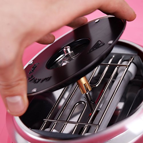 Zuckerwattemaschine Zuckerwattegerät für Zuhause Zuckerwatte Maschine 500W 3 Farben (Rosa) - 9