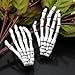 2pcs Personality Devil Skeleton Hand Bone Claw Hairpin Zombie Horror Hair Clip