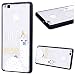 Produktbild GrandEver Huawei P9 Lite Hülle Hart PC Rückseite Handyhülle mit Alpaka Unicorn Muster 3D Relief Schwarz TPU Bumper Silikon Rahmen Ultra Dünn Schutzhülle Premium Protective Soft Case Cover Etui Schale
