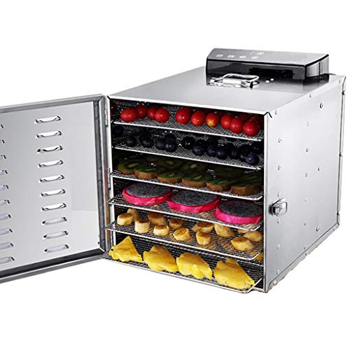 Preisvergleich Produktbild Edelstahl-justierbares Temperaturregelungs-Nahrungsmittelent... mit 6 Schicht Edelstahl-Tellersegment, Timer-elektrischer Nahrungsmittelkonservierungsmittel-Ge...
