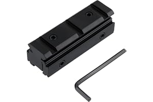 FOCUHUNTER Tactical Airsoft Zielfernrohr 11mm to 20 mm Zielfernrohr Montage Für 20mm Picatinny/Weaver-Schienenbefestigung Aluminiumlegierung