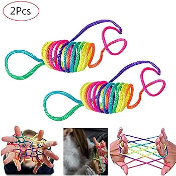 Ficelle Casse-tête Rainbow - Jeu De Doigts Et Figures - 1 Pièce