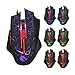 Produktbild CZMY Professionelle verdrahtete Gaming-Maus 5500 DPI einstellbar 6 Tasten Kabel USB LED optische Gamer-Maus für PC Computer Laptop-Mäuse