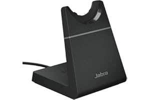 Jabra Evolve2 65 Soporte de Carga para Escritorio - Base de Carga para Auriculares USB-C - Negro