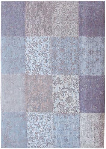 Louis de Poortere Rug - The Cameo Collection - Multi Lavender 8272 - 60cm x 90cm