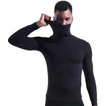 Pull Homme Col Roulé Hiver - Coupe Slim, Doublure Polaire Chaude, Maille Fine - Pour Automne Et Hiver