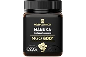 Watson & Son Manuka Honig MGO 600+ 250g | Premium Qualität aus Neuseeland