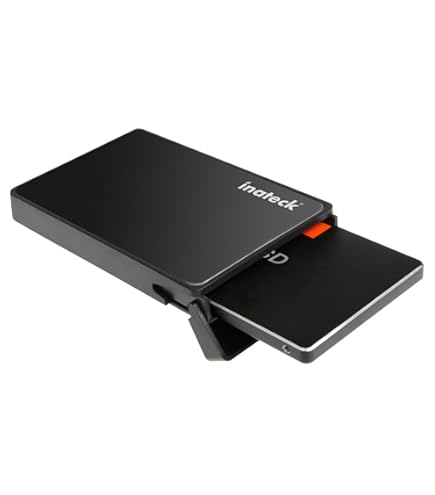 ICY BOX Externes Festplattengehäuse Für 2,5 Zoll HDD/SSD - USB 3.0 Mit Integriertem Kabel