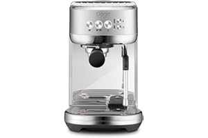 Sage - The Bambino Plus - Macchina Caffè Compatta con Montalatte Automatico per Microschiuma, Pre-infusione a Bassa Pressione e Riscaldamento Veloce in 3 Secondi - Acciaio Inox Spazzolato