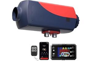 ‎HCALORY HCALORY (KROAK) 12V/24V Diesel Standheizung, 2KW Diesel Lufterhitzer mit Bluetooth, Air Diesel Heizung Dieselheizung für Auto RV LKW Wohnmobil