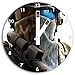 Produktbild Ghost Recon Bild auf Wanduhr mit weißen stumpfen Zeigern und Ziffernblatt, Durchmesser 30cm, perfekte Dekoration für Ihr Zuhause, Super Geschenkidee für groß und klein