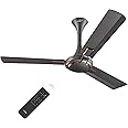 V-Guard Exado Pro ES BLDC Ceiling Fan | Remote Control | Anti Dust Coating | 5-Star Energy Savings | 400 RPM | 100% Copper Motor | 1.2M (Choco Brown Matte)
