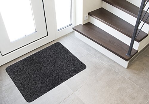 Andiamo 700607 Schmutzfangmatte Samson, 50 x 80 cm, uni, Baumwolle, Waschbar bei 30 Grad Celsius, anthrazit - 7