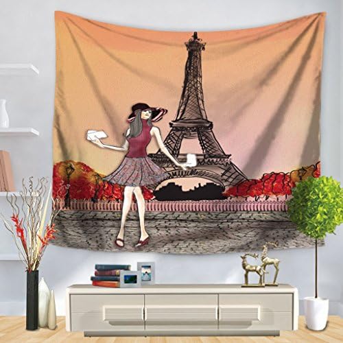 Tapestry QIAO Decoration Art Of England India Mandala Abstract Art Bohemian Hippie Decorative Fabric Bed Cloth Beach Cloth Polyester (Color : I, Size : 150x200cm)