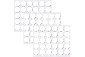 ASYKNM 162 Pezzi Tappi Coprivite,Copriviti Bianchi,Copri Viti Bianche,Tappo Coprivite Adesivo,Adesivi Autoadesivi per Fori per Viti,per Mobili,Armadi,Scrivanie,Diametro 21mm