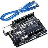 Elegoo UNO R3 Hauptplatine ATmega328P ATMEGA16U2 mit USB-Kabel (Arduino Kompatibel) für UNO R3