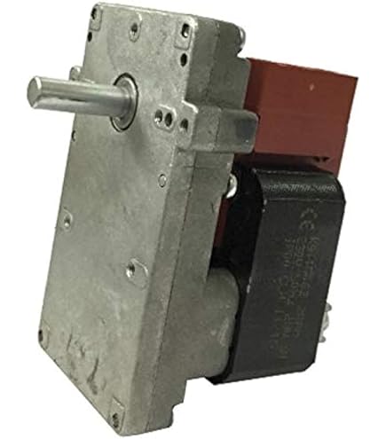 Moteur à Engrenages Mellor FB1268 Pour Poêle à Granulés - 1,5 Tr/min, Arbre 9,5 Mm, 220V