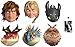 Produktbild How To Train Your Dragon 2 - Karte Partei Gesichtsmasken (Maske) Packung von 6 (Hiccup, Toothless, Astrid, Nadder, Gronckle und Monstrous Nightmare) Enthält 6X4 (15X10Cm) starfoto