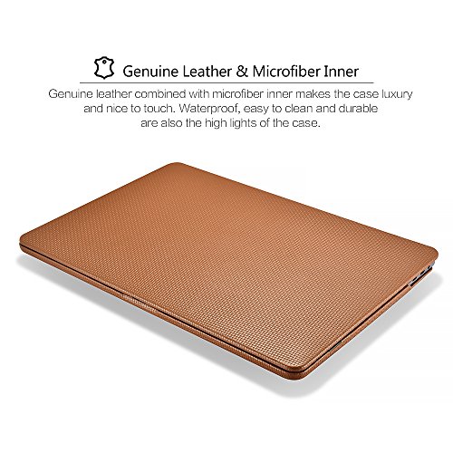 MacBook Pro 15 H  lle Lederh  lle  Icarer Ultra Slim Ledertasche Vintage Antik Handytasche Leder H  lle Case Cover f  r Apple MacBook Pro 15 Zoll mit 