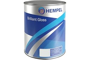 HEMPEL ( MB FIBREGLASS ) Hempel Brilliant Gloss - Pure White - 750ml - Boat Paint Topcoat