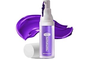 HUBBMX Lila Zahnpasta Weisse Zähne,Purple Teeth for Whitening Teeth,Lila Zahnpasta weiße zähne Heidelbeergeschmack 30ml