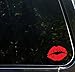Produktbild Kiss Mark Hot Lips - Car Vinyl Decal Sticker - Medium (4.5" w x 3.25" h) (RED)