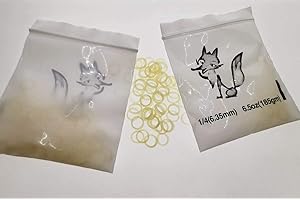 SMILEORTHO Elastici Bretelle Elastici 1/4 6.5 oz Forza Dentale Ortodontica Pesante Dentali Ortodontici Ortodonzia (2 sacchetti)