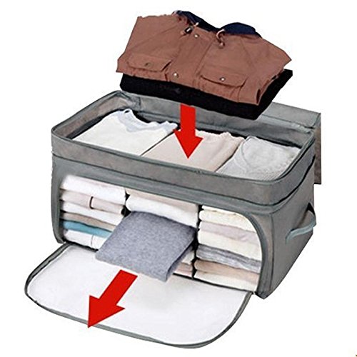 Organizer armadio portatile per biancheria con finestra per la localizzazione roulotte, campeggio, viaggio, Loft, Apartamentos en orden pieghevole vacanze di Open Buy