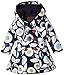 Catimini Baby Girls SPIRIT GRAPHIC Waterproof Jacket, Blue (imprimé Fd Marine), 12-18 Months (Manufacturer size: 18 mois)