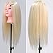 Neverland Beauty 24" 50% Real Hair Hairdressing Equipment Training Head With Free Clamp For College and Professional Use Blonde #613